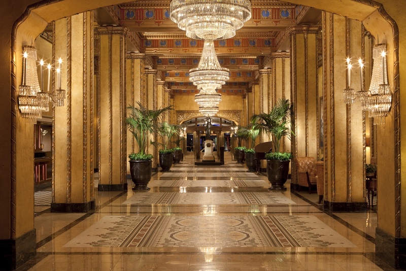 Grand Chandelier in the Main Lobby